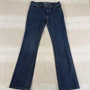 Rock 47 by Wrangler Women's Low Rise Bootcut Jeans Size 30x34 Blue Denim